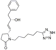 (5R)-5-[(3S)-3-Hydroxy-4-phenyl-1-buten-1-yl]-1-[6-(2H-tetrazol-5-yl)hexyl]-2-pyrrolidinone