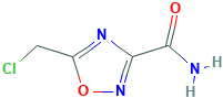 5-(chloromethyl)-1,2,4-oxadiazole-3-carboxamide(SALTDATA: FREE)