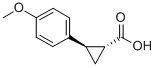 CYCLOPROPANECARBOXYLIC ACID, 2-(4-METHOXYPHENYL)-, (1R,2R)-REL-