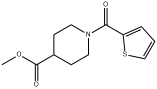 4-Piperidinecarboxylic acid, 1-(2-thienylcarbonyl)-, methyl ester