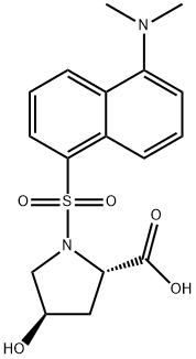 L-Proline, 1-[[5-(dimethylamino)-1-naphthalenyl]sulfonyl]-4-hydroxy-, (4R)-
