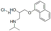 1-(ISOPROPYLAMINO)-3-(A-NAPHTHOXY)-2-PROPANOL HYDROCHLORIDE