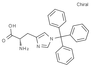 (2S)-2-ammonio-3-(1-trityl-1H-imidazol-4-yl)propanoate