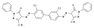 (4E,4E)-4,4-[(3,3-dichlorobiphenyl-4,4-diyl)di(1E)hydrazin-2-yl-1-ylidene]bis(5-methyl-2-phenyl-2,4-dihydro-3H-pyrazol-3-one)