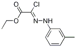 Ethyl (2Z)-2-chloro-2-[2-(3-methylphenyl)hydrazin-1-ylidene]acetate