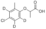 2-(4-氯-2-甲基苯氧基)丙酸-D3