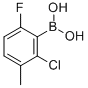 2-Chloro-6-fluoro-3-methylbenzeneboronic acid
