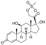 11Β,17Α-二羟基-21-(甲磺酰氧基)孕甾-1,4-二烯-3,20-二酮