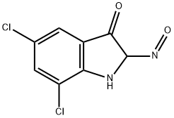 3H-Indol-3-one, 5,7-dichloro-1,2-dihydro-2-nitroso-
