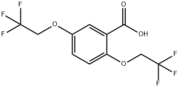 2,5-bis(2,2,2-trifluoroethoxy)benzoic acid (intermediate of flecainide acetate)