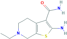 噻吩并[2,3-C]吡啶-3-甲酰胺,4,5,6,7-四氢-2-氨基-6-乙基-