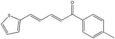 (2E,4E)-1-(4-methylphenyl)-5-thiophen-2-ylpenta-2,4-dien-1-one
