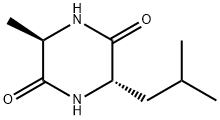 2,5-Piperazinedione, 3-methyl-6-(2-methylpropyl)-, (3R-trans)- (9CI)