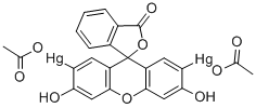 acetoxy-[5-(acetoxymercurio)-9-(2-carboxyphenyl)-3-hydroxy-6-oxo-xanthen-4-yl]mercury