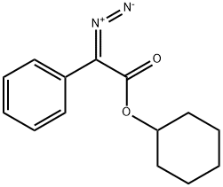 Benzeneacetic acid, α-diazo-, cyclohexyl ester