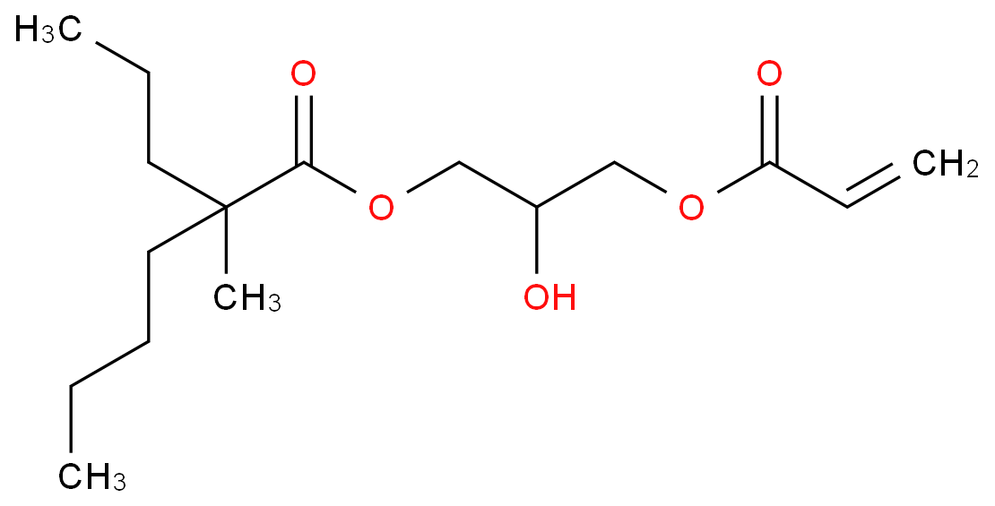 2-Hydroxy-3-(prop-2-enoyloxy)propyl 2-methyl-2-propylhexanoate