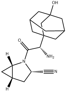 (1S,3S,5S)-2-[(2S)-2-amino-2-(3-hydroxy-tricyclo[3.3.13,7]dec-1-yl)-1-oxoethyl]-2-azabicyclo-[3.1.0]hexane-3-carbonitrile