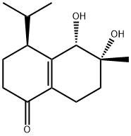 1(2H)-Naphthalenone, 3,4,5,6,7,8-hexahydro-5,6-dihydroxy-6-methyl-4-(1-methylethyl)-, (4S,5S,6R)-