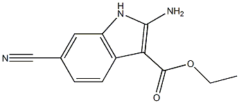 2-氨基-6-氰基-1H-吲哚-3-甲酸乙酯
