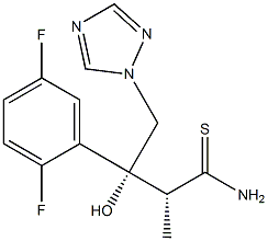 (2R,3R)-3-(2,5-Difluorophenyl)-3-hydroxy-2-methyl-4-(1H-1,2,4-triazol-1-yl)butanethioamide Hydrate Hydrosulfate