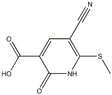5-CYANO-6-(METHYLSULFANYL)-2-OXO-1,2-DIHYDROPYRIDINE-3-CARBOXYLIC ACID