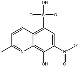 8-hydroxy-2-methyl-7-nitro-quinoline-5-sulfonic acid