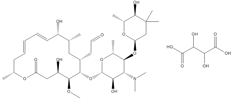 leucomycin,(r-(r*,r*))-2,3-dihydroxybutanedioate(salt)