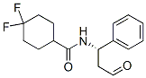 4,4-Difluorocyclohexanecarboxylic acid N-((1S)-3-oxo-1-phenylpropyl)amide