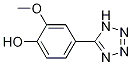 2-甲氧基-4-(1H-四唑-5-基)苯酚