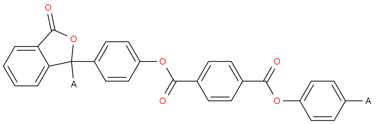 Phenolphthalein-terephthalicacid copolymer, SRU