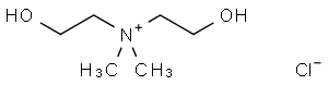 EthanaMiniuM, 2-hydroxy-N-(2-hydroxyethyl)-N,N-diMethyl-, chloride