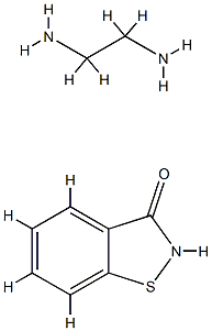 1,2-benzisothiazol-3(2H)-one, compound with ethane-1,2-diamine