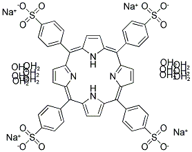 MESO-四(4-磺基苯基)卟啉四钠盐十二水和物