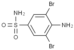 Benzenesulfonamide, 4-amino-3,5-dibromo-