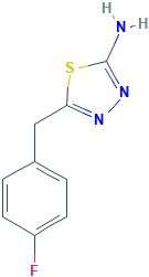 5-[(4-氟苯基)甲基]-1,3,4-噻二唑-2-胺