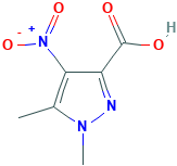 1,5-二甲基-4-硝基-1h-吡唑-3-羧酸