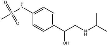 Methanesulfonamide, N-(4-(1-hydroxy-2-((1-methylethyl)amino)ethyl)phenyl)- (9CI)