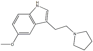 5-methoxy-3-(2-pyrrolidinoethyl)indole