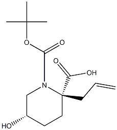 (2S,5S)-2-allyl 1-tert-butyl 5-hydroxypiperidine-1,2-dicarboxylate