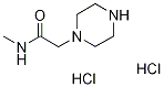 1-Piperazineacetamide,N-methyl-(9CI)
