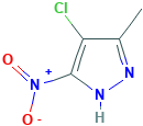 4-氯-3-甲基-5-硝基-1H-吡唑