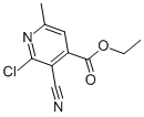 4-Pyridinecarboxylic acid, 2-chloro-3-cyano-6-methyl-, ethyl ester