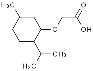 Acetic acid, [[5-methyl-2-(1-methylethyl)cyclohexyl]oxy]-, [1R-(1alpha,2beta,5alpha)]-