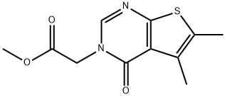 (5,6-Dimethyl-4-oxo-4H-thieno[2,3-d]pyrimidin-3-yl)-acetic acid methyl ester