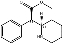 2-Piperidineacetic acid, α-phenyl-, methyl ester, (αR,2R)-