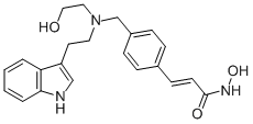(E)-3-(4-(((2-(1H-indol-3-yl)ethyl)(2-hydroxyethyl)amino)methyl)phenyl)-N-hydroxyacrylamide