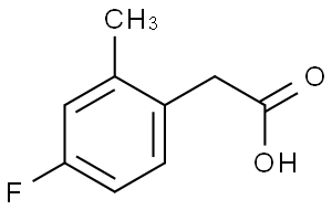 Benzeneacetic acid, 4-fluoro-2-methyl-