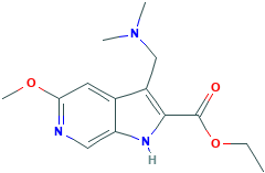 3-[(二甲氨基)甲基]-5-甲氧基-1H-吡咯并[2,3-c]吡啶-2-甲酸乙酯