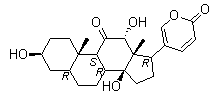 5-[(3S,5R,8R,9S,10S,12R,13S,14S,17R)-3,12,14-trihydroxy-10,13-dimethyl-11-oxo-2,3,4,5,6,7,8,9,12,15,16,17-dodecahydro-1H-cyclopenta[a]phenanthren-17-yl]pyran-2-one