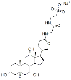 ethanesulfonic acid, 2-[[[[(3alpha,5beta,7alpha,12alpha)-3,7,12-trihydroxy-24-oxocholan-24-yl]amino]acetyl]amino]-, monosodium salt
